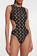 Allover Moon-Printed One-Piece Swimsuit