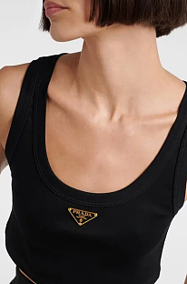 Logo Cotton Tank Top
