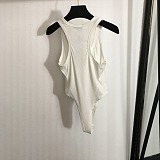 High Cut Rib Tank Bodysuit
