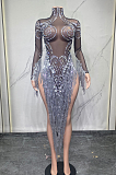 Fringes See-through Party Dress
