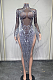 Fringes See-through Party Dress