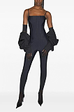 Corset-detail Jumpsuit