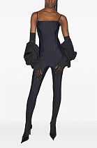Corset-detail Jumpsuit
