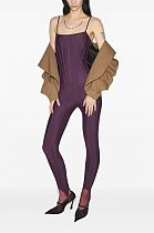 Corset-detail Jumpsuit