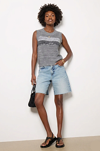 Sequins Knit Vest