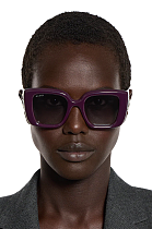 Logo Rectangle-frame Sunglasses