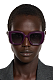 Logo Rectangle-frame Sunglasses