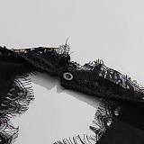 Halter Lace Hem Sequins Mini Dress