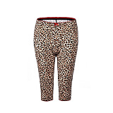 Leopard Knee-length Shorts