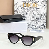 Dior LuckyCharms B1I Shiny Black Butterfly Sunglasses