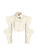 Wave Shoulder Two-piece Shirt Top