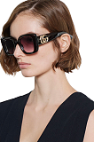 Logo Rectangle-frame Sunglasses