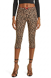 Leopard Knee-length Shorts