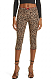 Leopard Knee-length Shorts