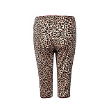 Leopard Knee-length Shorts