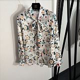Dior Rose Silk Shirt & Skirt
