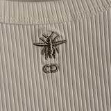 Dior Bee Embroidered Tank Top