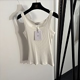 Dior Bee Embroidered Tank Top