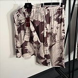 Feather Pants Set