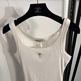 Dior Bee Embroidered Tank Top