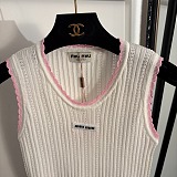 Lace Rim Tank Top