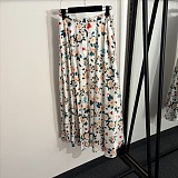 Dior Rose Silk Shirt & Skirt