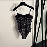 Polka Dot One-piece Swimwear