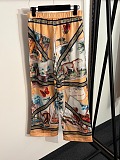 Printed Silk Twill Shirt & Pants in Multicolor