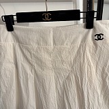 Pleated Mini Skirt with Logo