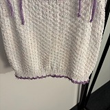Knit Tank Top with Bows