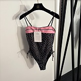 Polka Dot One-piece Swimwear