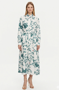 Dior Daisy Twill Midi Dress