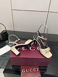 Gucci Heritage Sandals (beige leather)