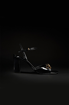 Gucci Heritage Sandals (black leather)