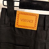 Black Denim Mini Skirt