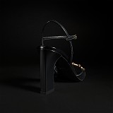 Gucci Heritage Sandals (black leather)