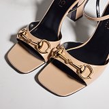Gucci Heritage Sandals (beige leather)
