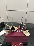 Gucci Heritage Sandals (beige leather)