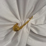 Versace Jeans Couture White Cotton T-shirt and Baroque Print Skirt