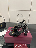 Gucci Heritage Sandals (black leather)