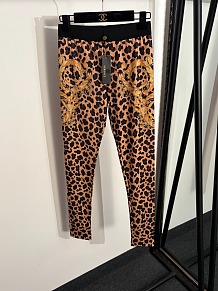 Versace Printed Stretch Leggings