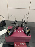 Gucci Heritage Sandals (black leather)