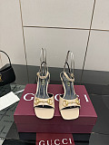 Gucci Heritage Sandals (beige leather)