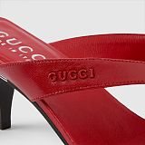 Women's Vittoria Thong(red leather)