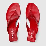 Women's Vittoria Thong(red leather)