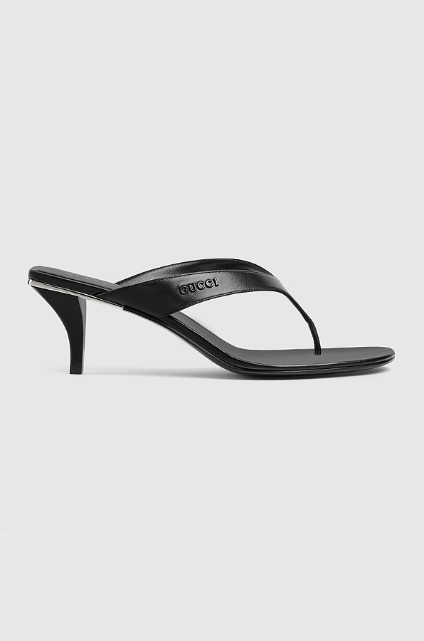 Women's Vittoria Thong(black leather)