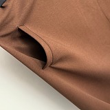 Schiaparelli Gilded Buckle Hooded Midi Dress