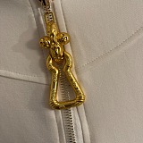 White Zip-Up Set