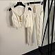 White Zip-Up Set