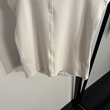 White Tank Top with Gold Hardware